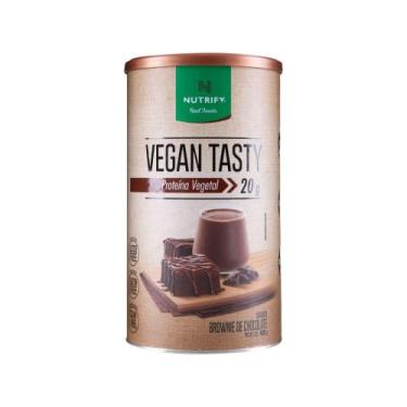 Imagem de Proteína Brownie de chocolate Nutrify Vegan Tasty - em Pó 420g Vegano 