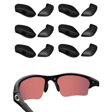 Imagem de Acefrog 3 pares de protetores de nariz atualizados para Oakley Flak 2.0 OO9295, Flak Jacket, meia jaqueta 2.0 OO9144, meia jaqueta XLJ, Flak Beta, óculos de sol Flak Draft, peça de nariz de