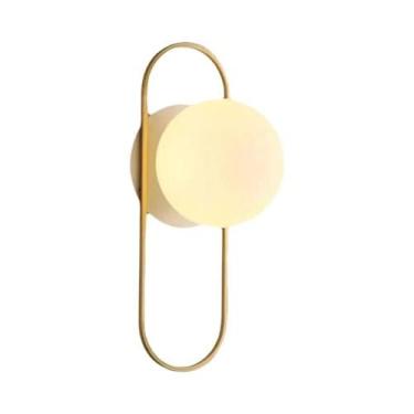 Imagem de Lâmpadas De Parede LED Minimalistas G9 De Cabeceira Bola De Vidro Fosc