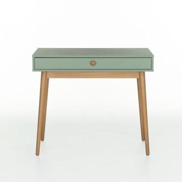 Imagem de Escrivaninha Liva 1 Gaveta 90cm x 53cm - Casavee, Verde Jade