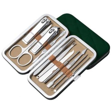 Imagem de Conjunto profissional de manicure - Kit de pedicure em aço inoxidável com alicate e cortador para paroníquia | Ferramentas para cuidados com as unhas em casa e salão, L