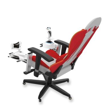 Imagem de Avisiri 2 Set Metal Joystick Chair Mount for Flight Sim Game Joystick, Throttle and Hotas Systems Fits for Logitech X56, X52 Pro, Thrustmaster T-Flight Hotas, Thrustmaster T.16000M (Chair Mount)