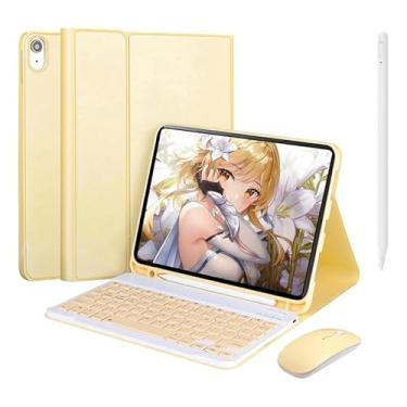 Imagem de Kit de 4 peças capa para tablet teclado mouse e caneta de toque compatíveis com o iPad 4ª/5ª Geração