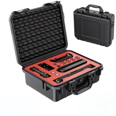 Imagem de Estojo de transporte de viagem compatível com Nintendo Switch 2 - capacidade extra grande / IP67 portátil à prova d'água/forro macio capa de proteção ultra-rígida para acessórios de console Switch 2 e