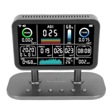 Imagem de Irfora 13 Em 1 Medidor de Qualidade do Ar Interno, Tvoc Hcho Pm1.0 Pm2.5 PM10 Detector Com Tela Colorida e Monitoramento 24 Horas, Medidor de Função Designado por Portátil para Várias