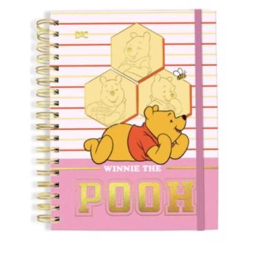 Imagem de Caderno Smart Colegial Folhas Reposicionáveis Pooh Dac