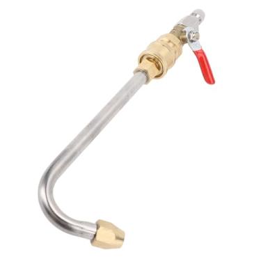 Imagem de Generic Varta de Extensão Arruela de Pressão Curva, Arruela de Potência Pressão de Limpeza de Calha de Fixação Prova de 1/4 Polegada Conector para Lavagem de Carros para Jardas (90)