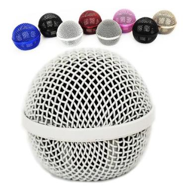 Imagem de Globo De Microfone Le Son Reposição Sm58 Ls50 Mc200 Ls58, Branco