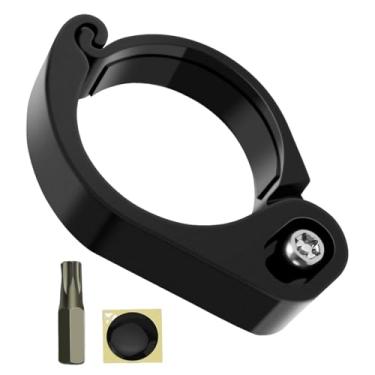 Imagem de QccHieUs Trava de porta traseira de caminhão, acessórios automotivos, trava antifurto para porta traseira de caminhão para F150/F250/F350, Preto