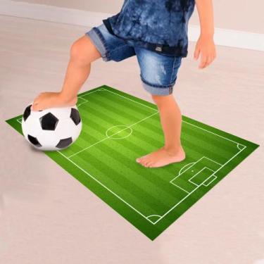 Imagem de Adesivo Destacável para Chão Infantil Campo de Futebol - TaColado, 0,5