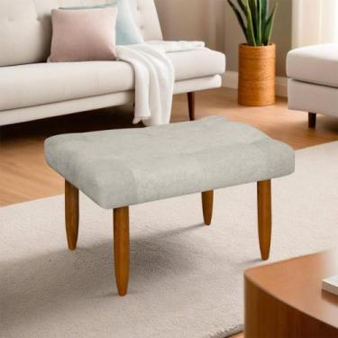 Imagem de Puff Banqueta Requinte Retangular para Sala Quarto Bouclê - SOFA STORE