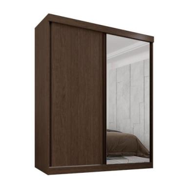 Imagem de Guarda Roupa 100% MDF 2 Portas Correr Com Espelho Portugal - Mais Móve