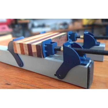 Imagem de Grampo Sargento Pipe Clamp Sextavado - Kit 2 Pç - GUILEO