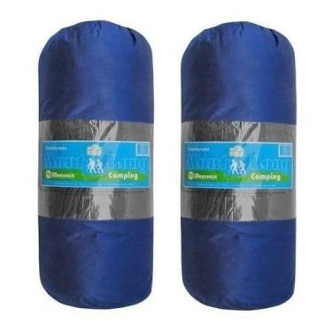 Imagem de Kit 2 Colchonetes de Solteiro para Camping - Montlong, Azul, Marinho