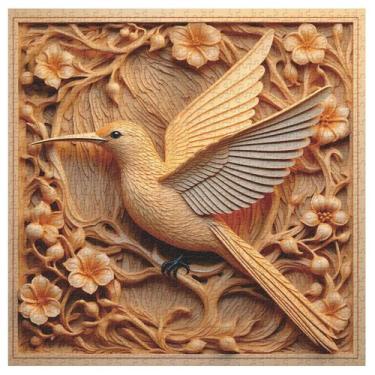Imagem de Quebra-cabeça Puzzling Hummingbird 1000 peças para adultos - PPuzzling
