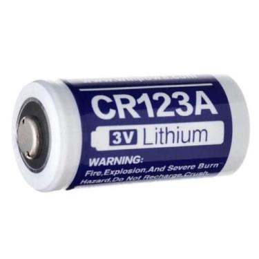 Imagem de Bateria  3V CR123A  P/ Alarme e lanternas de LED e Brinquedos Golden P