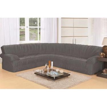 Imagem de Kit Capa Sofá De Canto De Até 5/6 Lugares Com Braço - FF Enxovais, Cin