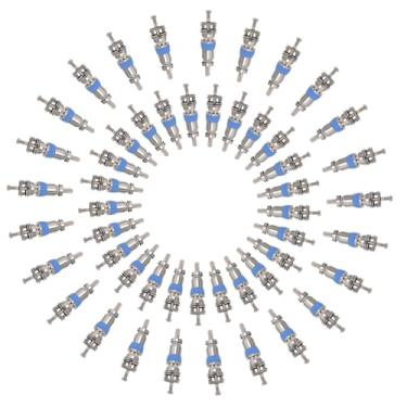 Imagem de Pacote com 50 núcleos de válvula para R410 R32 R22, válvula HVAC de alta pressão com vedação de teflon, peça de reposição para sistemas de ar condicionado e refrigeração (pacote com 100)