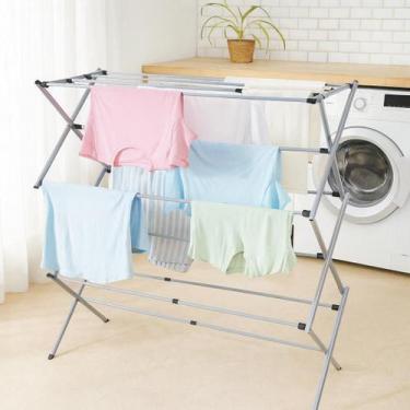 Imagem de Varal Portátil De Chão Dobrável Extensível 11 Hastes - Yeet