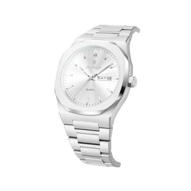 Imagem de Relógio Poedagar P825B Quartzo (Branco Silver)