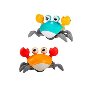 Imagem de Caranguejo Fujão Interativo Musical, Brinquedo Infantil com Sensor de Movimento, 17 x 8 x 8 cm
