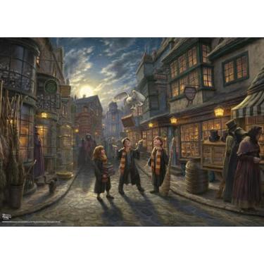 Imagem de Ceaco - Quebra-cabeça Thomas Kinkade - Harry Potter - Mundo Mágico - Beco Diagonal - 1000 peças