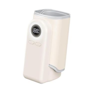 Imagem de simhoa Bolsa aquecedora de mamadeiras, termostato, versátil, reutilizável, ajustável, portátil, aquecedor de mamadeiras para, viagem, caminhada, Branco