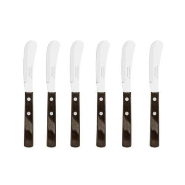 Imagem de Conjunto Tramontina espatulas inox 6pçs Polywood