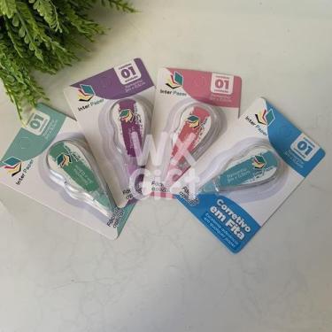Imagem de Corretivo em Fita 3mx0,5cm - Interponte / WX Gift, Kit com 4 - 1 Cada 
