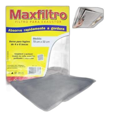 Imagem de 4 Filtro Depurador Exaustor Coifa Manta Tamanho Universal