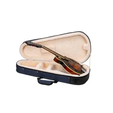 Imagem de Crossrock Capa de espuma bandolim para estilo A e F | Bolsa Gig azul leve com interior de pelúcia e armazenamento (CRP300MAFBL)