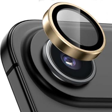 Imagem de KUXNGUYI Protetor de lente de câmera para iPhone Air, protetores de lente individuais, vidro temperado ultrafino resistente a arranhões com bordas de alumínio para Apple iPhone Air 6,5 polegadas