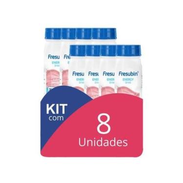 Imagem de Kit c/8 Fresubin Energy Drink Morango 200ml - fresenius kabi