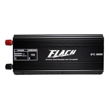 Imagem de Conversor De Energia Carregador Bateria 12v/127v 6000w Flach