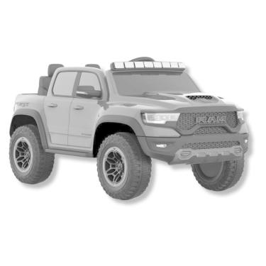 Imagem de Carro Eletrico Infantil 2 Lugares Suv Rvm 12V Cinza - Zippy Toys