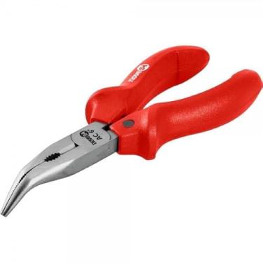 Imagem de Nove54, Alicate Bico Meia Cana Curvo 6", Em Aço Carbono Polido.