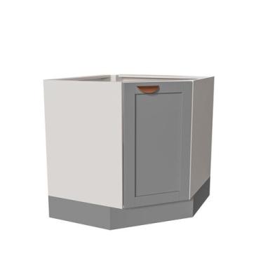 Imagem de Balcão de Canto Oblíquo Sem Tampo Arizona CabeCasa MadeiraOriginals - 