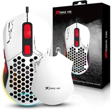 Imagem de Mouse Gamer Customizável Xtrike-ME GM-316W Branco