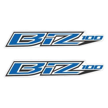 Imagem de Adesivo Biz 100 2015 Compatível Lateral para Motocicletas - Cromo Sign