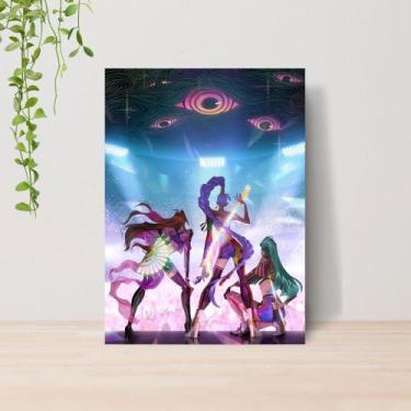 Imagem de Quadro Guerreiras do Kpop Saja Boys A4  Placa MDF 016 - Lomi Art