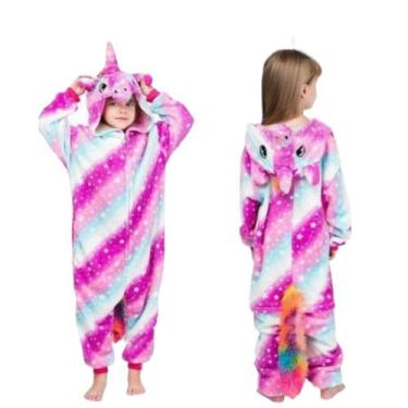 Imagem de Pijamas e pijamas femininos Unicorn Star Fleece - Lightbek Official St