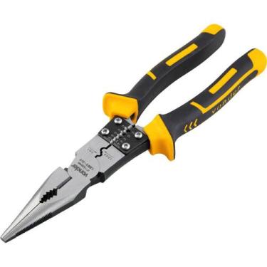 Imagem de Alicate Bico Meia-Cana Reto 9 Eletricista 1000V Vonder