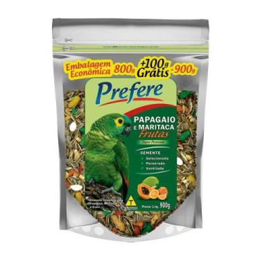 Imagem de Alimento Prefere Mix para Papagaio com Frutas 900g
