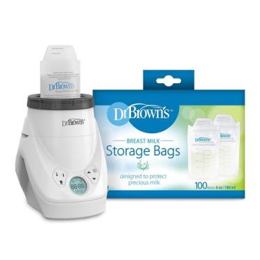 Imagem de Aquecedor de leite materno e mamadeira Dr. Brown's MilkSpa 100 bolsas