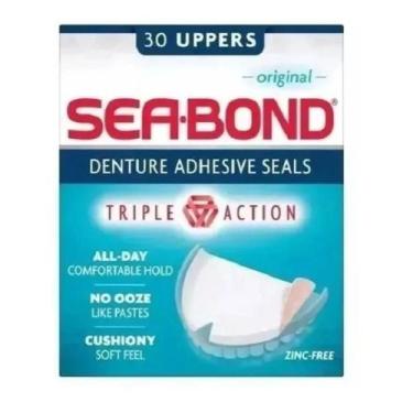 Imagem de Adesivo para Prótese Dentária Sea Bond Superior Original 30 Unidades