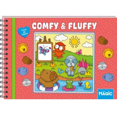 Imagem de Livro - Comfy and Fluffy Red - Livro de Colorir