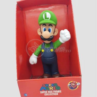 Imagem de Boneco Action Figure Luigi Articulado 23cm Super Mario World