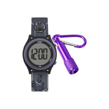 Imagem de Relógio Condor Masculino Ref: Cobj3572an/k8p Infantil Pantera Negra