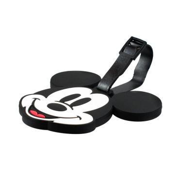Imagem de Etiqueta Identificação Bagagem Mala Rosto Mickey Disney