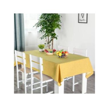 Imagem de Toalha de mesa Linho Rustico para 4 lugares 1,40 x 1,40 - Armazem do E